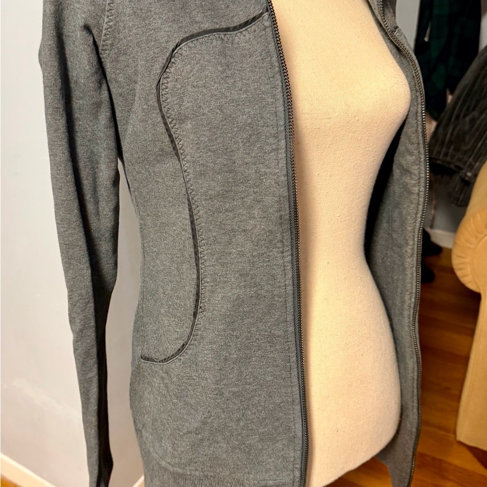 Lululemon Athletica Charcoal Knit Jacket